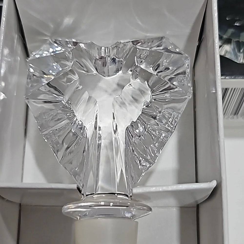NIB MIKASA VENUS LEAD NEW CRYSTAL WINE VINTAGE BOTTLE STOPPER